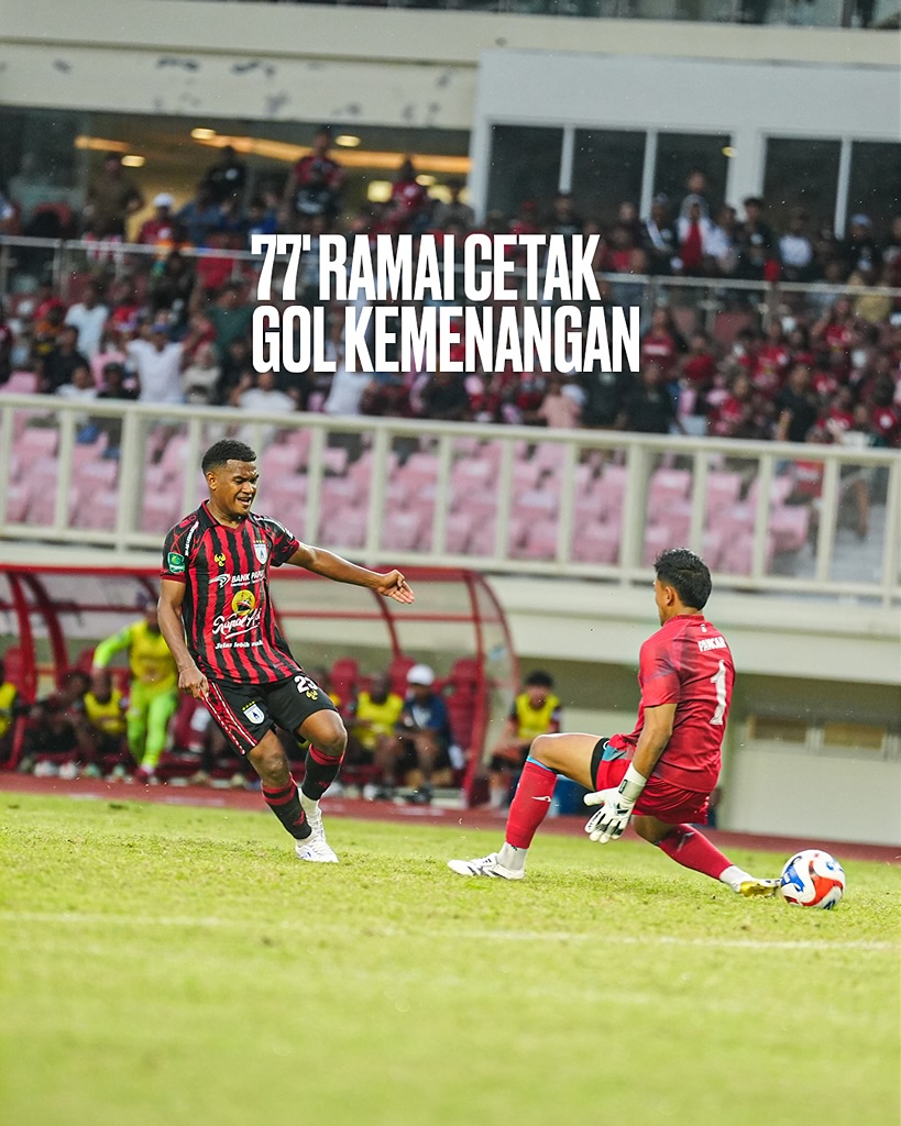 Sepuluh Pemain, Satu Kemenangan: Mutiara Hitam Bersinar di Lukas Enembe